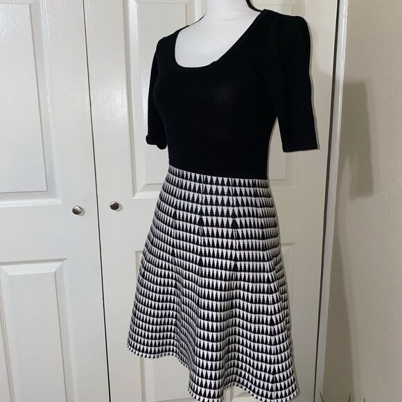 Fit & Flair Sweater Dress - Picture 4 of 12